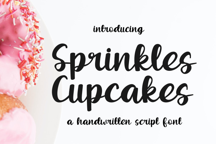 Sprinkles Cupcakes Script Font