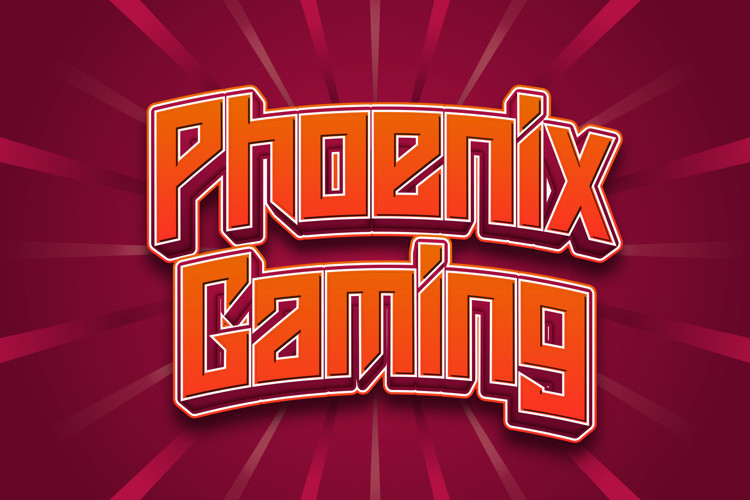Phoenix Gaming Display Font