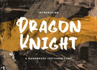 Dragon Knight Brush Font