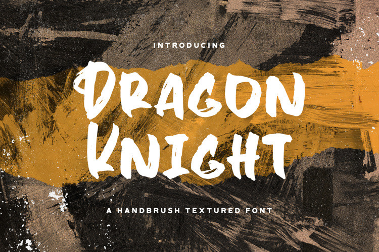 Dragon Knight Brush Font