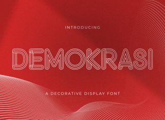 DEMOKRASI Display Font