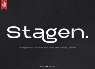 Stagen Sans Serif Font