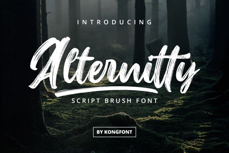 Alternitty Brush Font