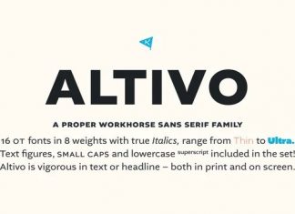 Altivo Sans Serif Font
