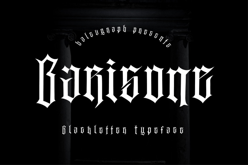 Barisone Blackletter Font