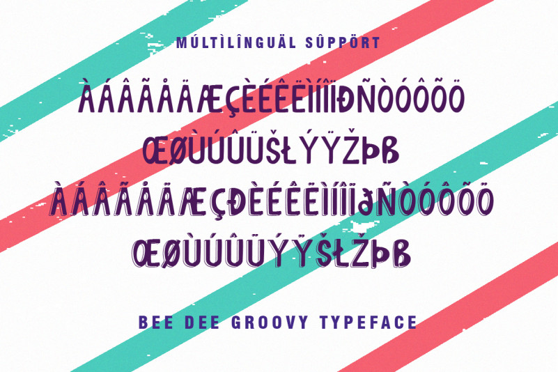 Bee Dee Groovy Display Font