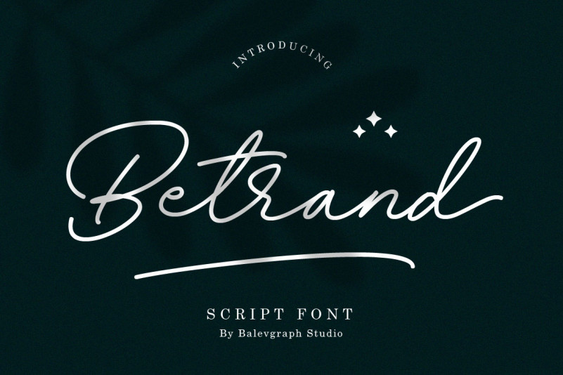 Betrand Handwritten Font