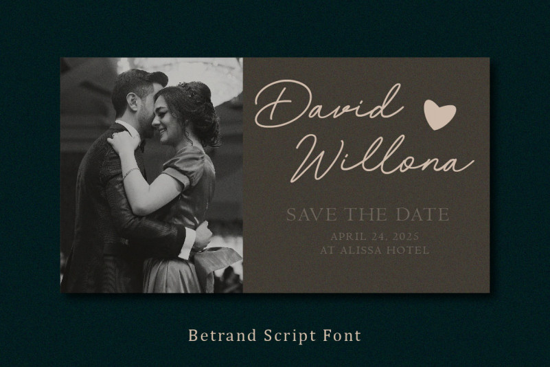 Betrand Handwritten Font