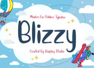 Blizzy Display Font