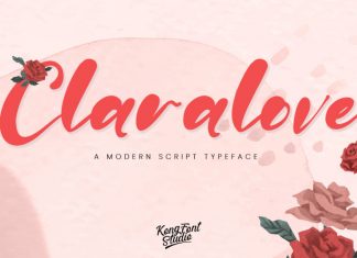 Claralove Script Font