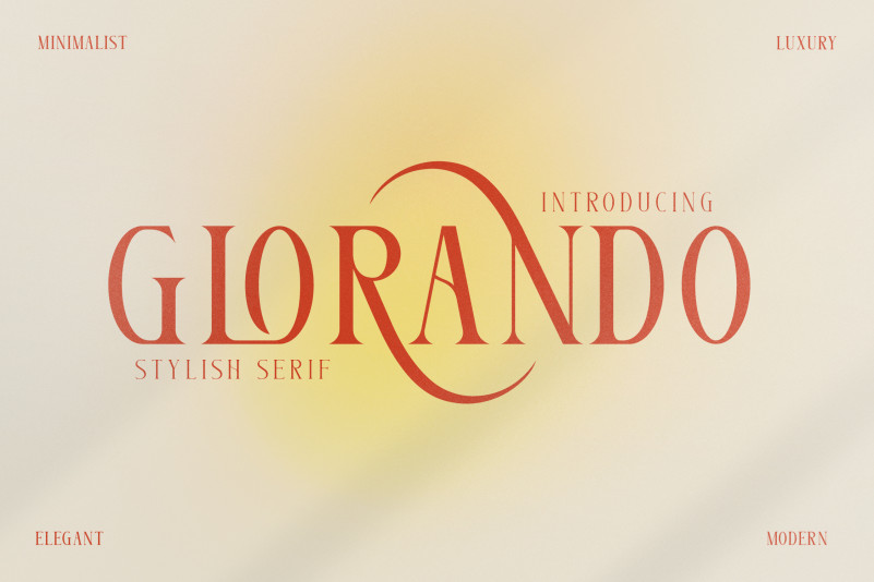 Glorando Serif Font