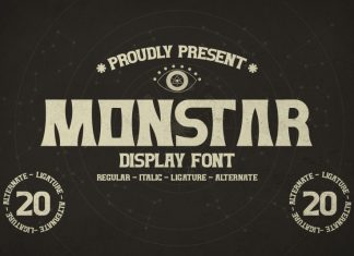 Monstar Display Font