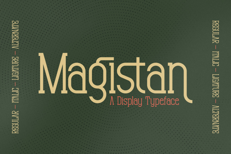 Magistan Slab Serif Font
