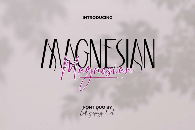 Magnesian Font Duo