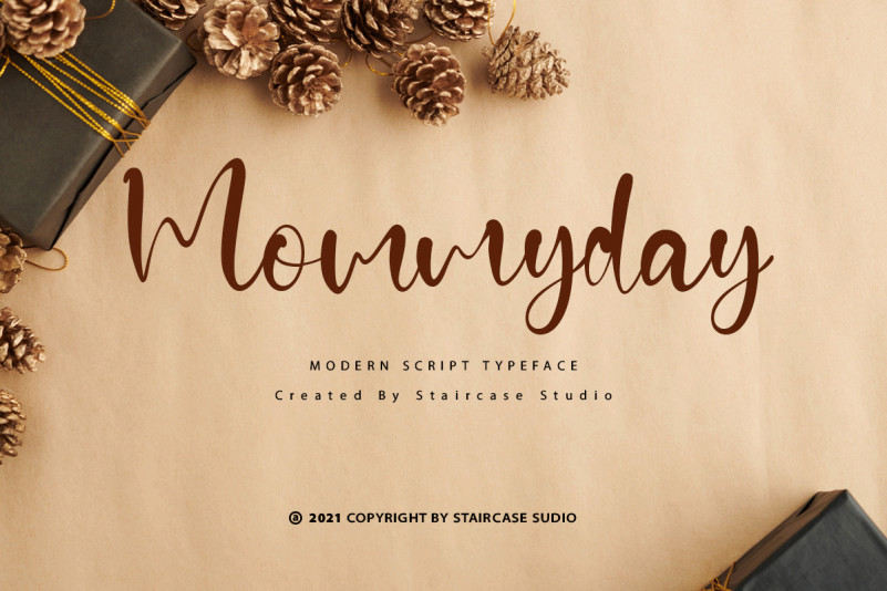 Mommyday Script Font