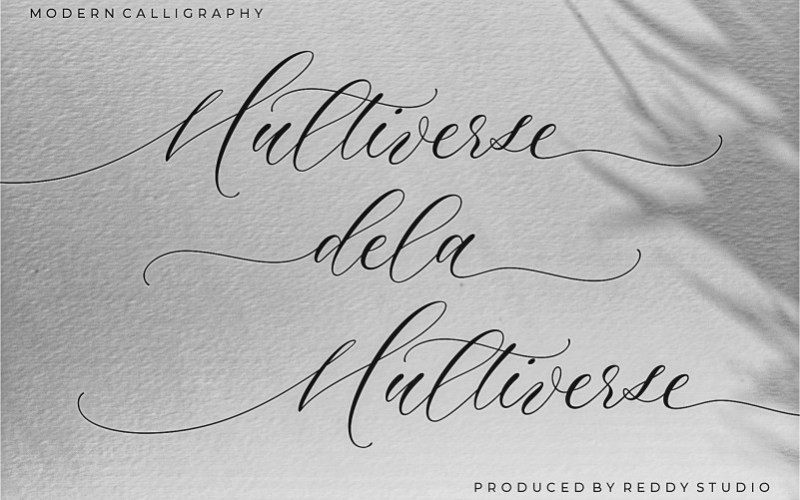 Multiverse Calligraphy Font