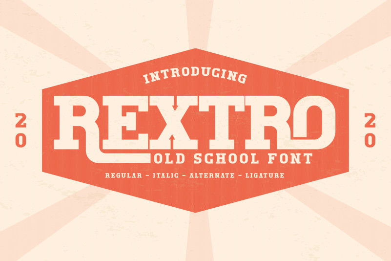 Rextro Slab Serif Font