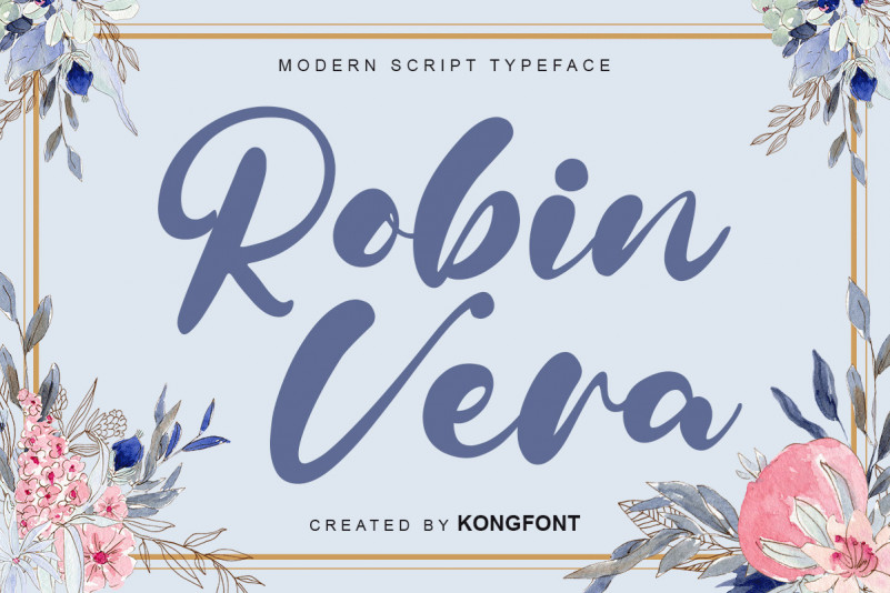 Robin Vera Script Font