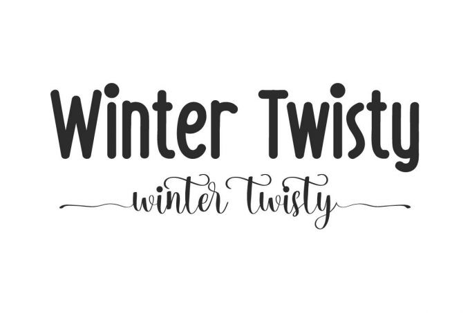 Winter Twisty Script Font