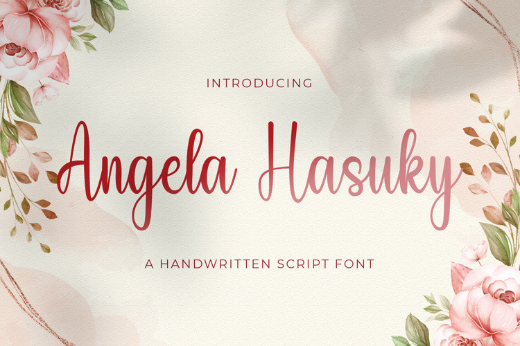 Angela Hasuky Script Font