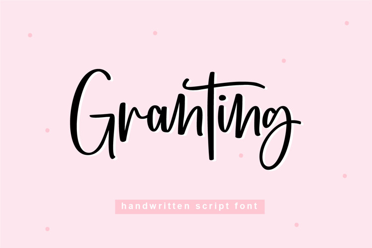 Granting Script Font