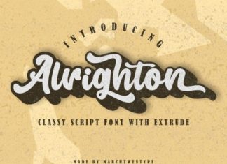 Alrighton Script Font