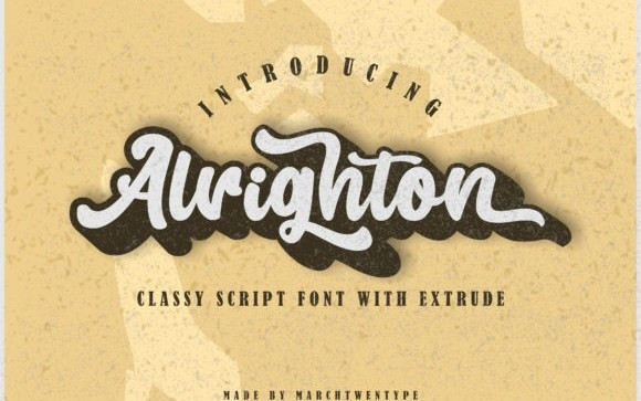 Alrighton Script Font