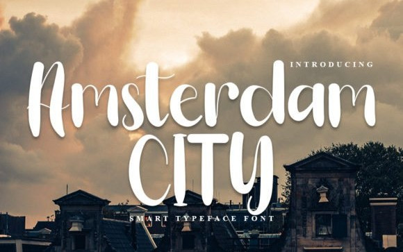 Amsterdam City Script Font