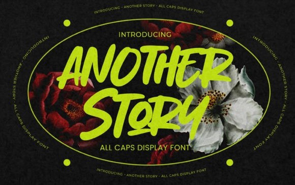 Another Story Display Font