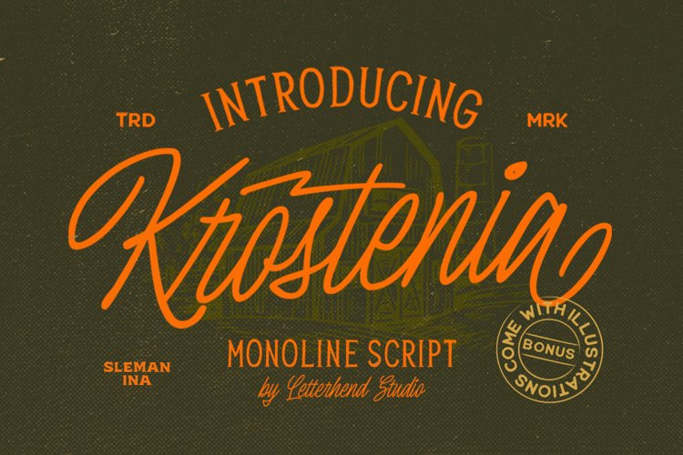 Krostenia Handwritten Font