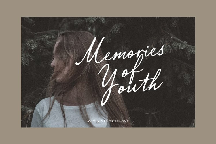 Aviola Memories Handwritten Font