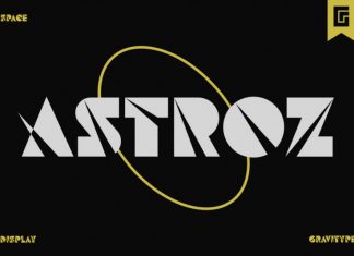 Astroz Display Font