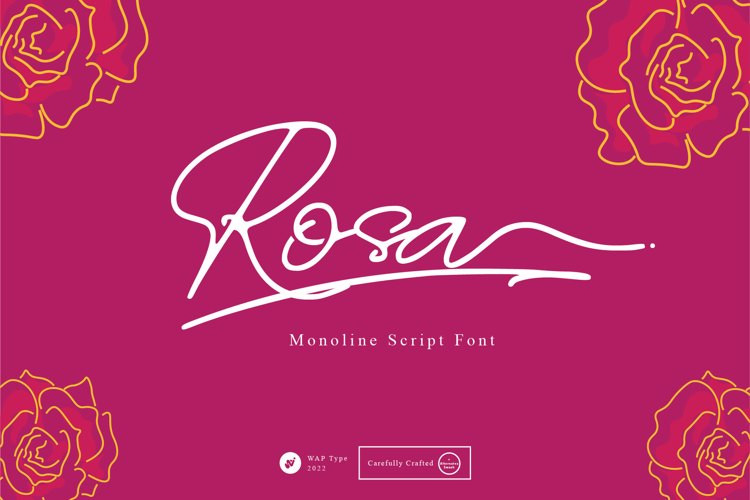 Rosa Handwritten Font