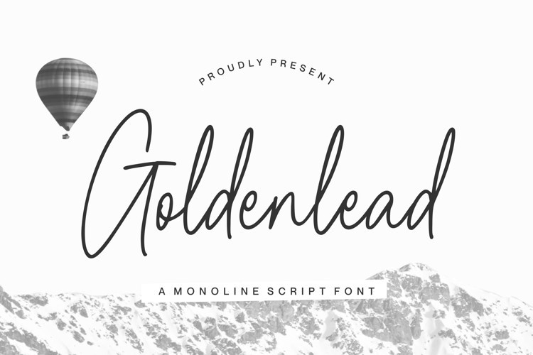 Goldenlead Script Font