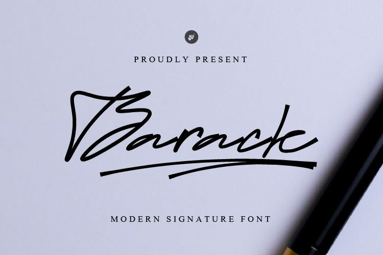 Barack Handwritten Font