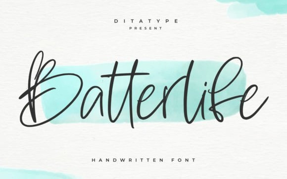 Batterlife Script Font