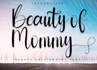 Beauty Of Mommy Script Font
