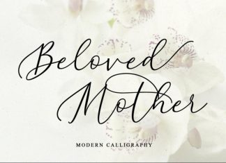 Beloved Mother Handwritten Font