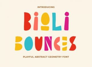 Bioli Bounces Display Font