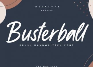 Busteball Script Font