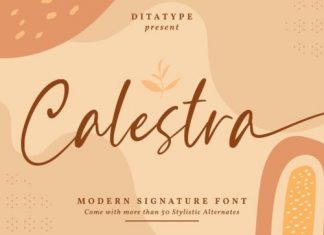 Calestra Script Font