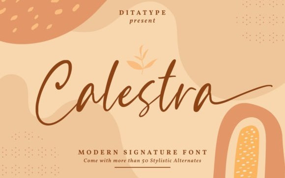 Calestra Script Font
