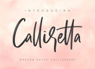 Calliretta Brush Font