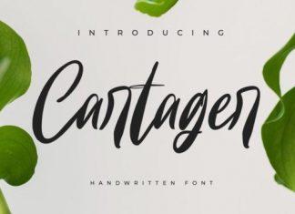 Cartager Script Font