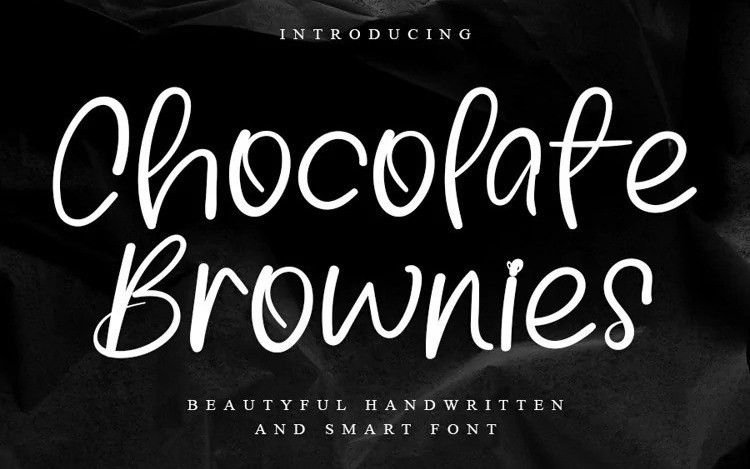 Chocolate Brownies Script Font