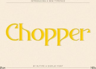 Chopper Serif Font