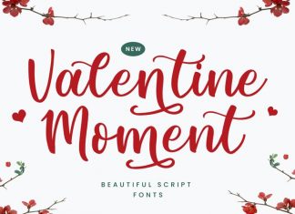 Valentine Moment Script Font