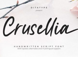 Crusellia Script Font