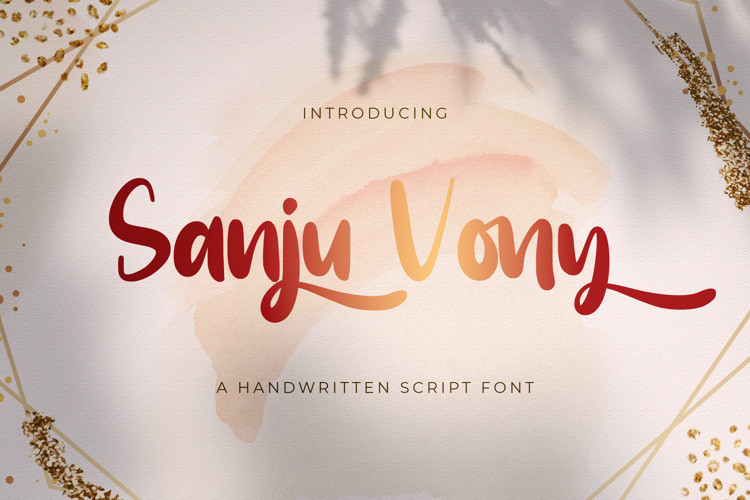 Sanju Vony Script Font