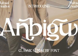 Anbigu Serif Font